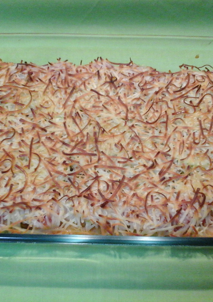 Una foto de Calabacines gratinados