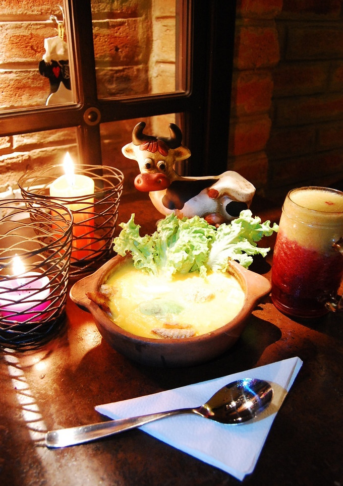 Una foto de Locro de papa ecuatoriano