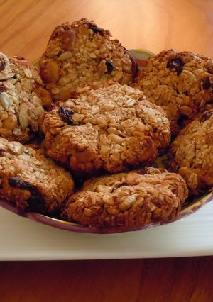 Una foto de Galletas de avellana y nueces