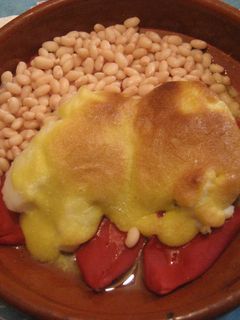 Una foto de Bacalao a la muselina de ajo