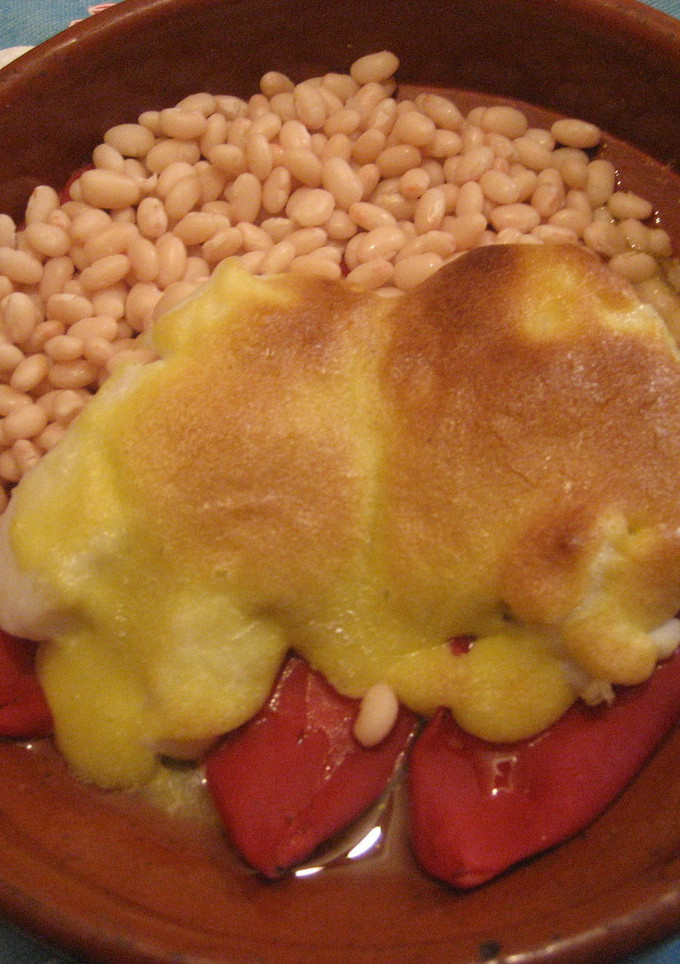 Una foto de Bacalao a la muselina de ajo