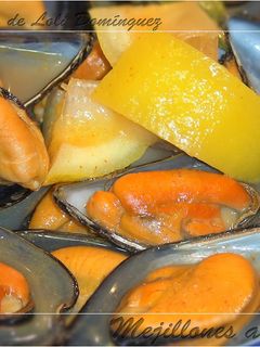 Una foto de Mejillones al vapor
