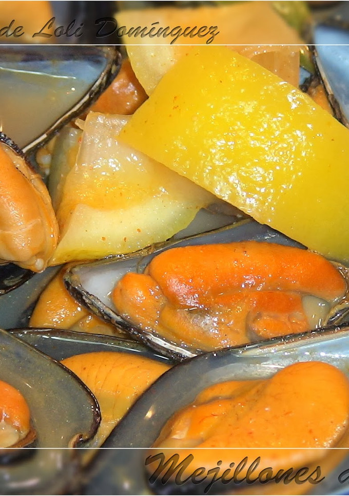 Una foto de Mejillones al vapor