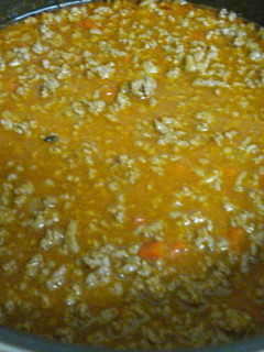 Una foto de Salsa boloñesa con carne picada