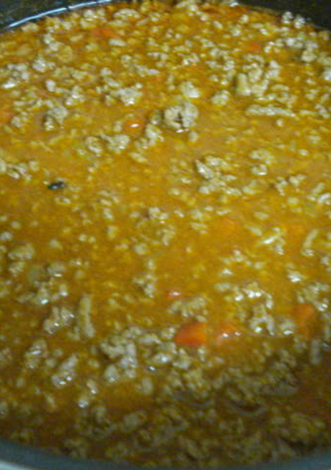 Una foto de Salsa boloñesa con carne picada