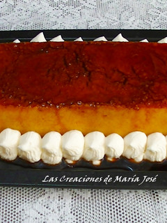 Una foto de Flan de magdalenas