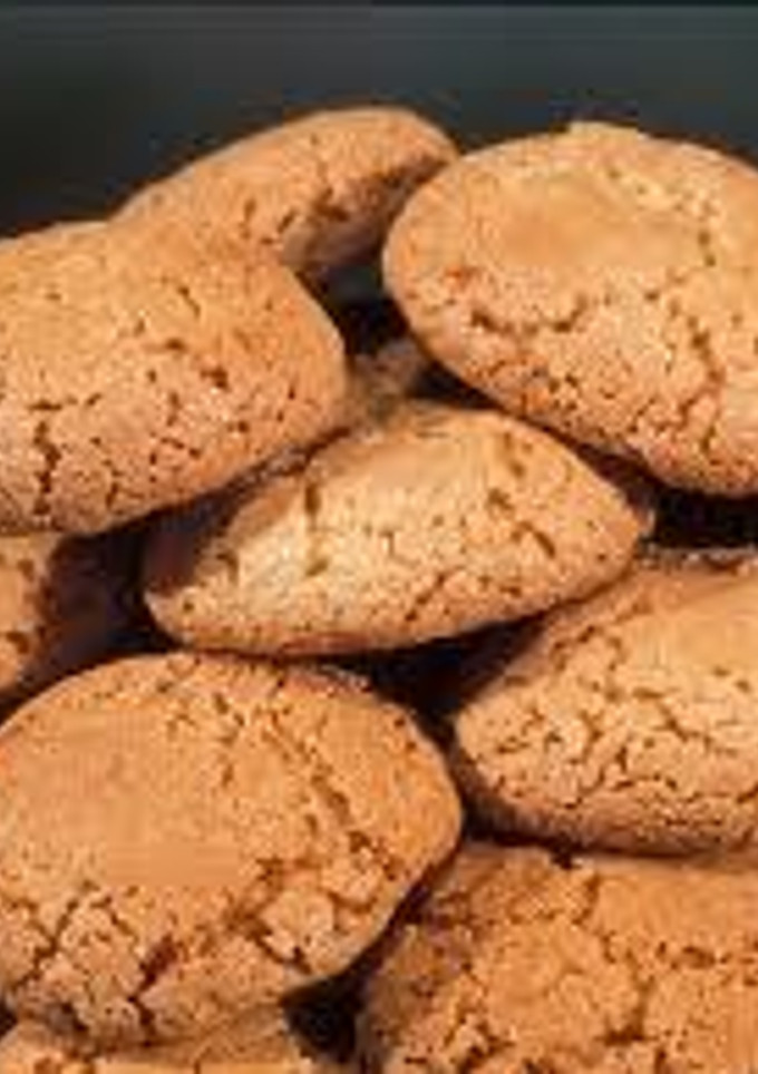 Una foto de Tarta de queso y bizcochos amaretti