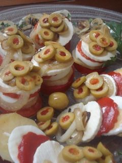 Una foto de Ensalada laminada