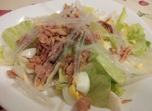 Foto principal de Ensalada fresca con agar agar