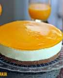 Tarta mousse de naranja