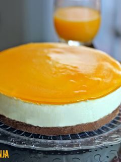 Una foto de Tarta mousse de naranja