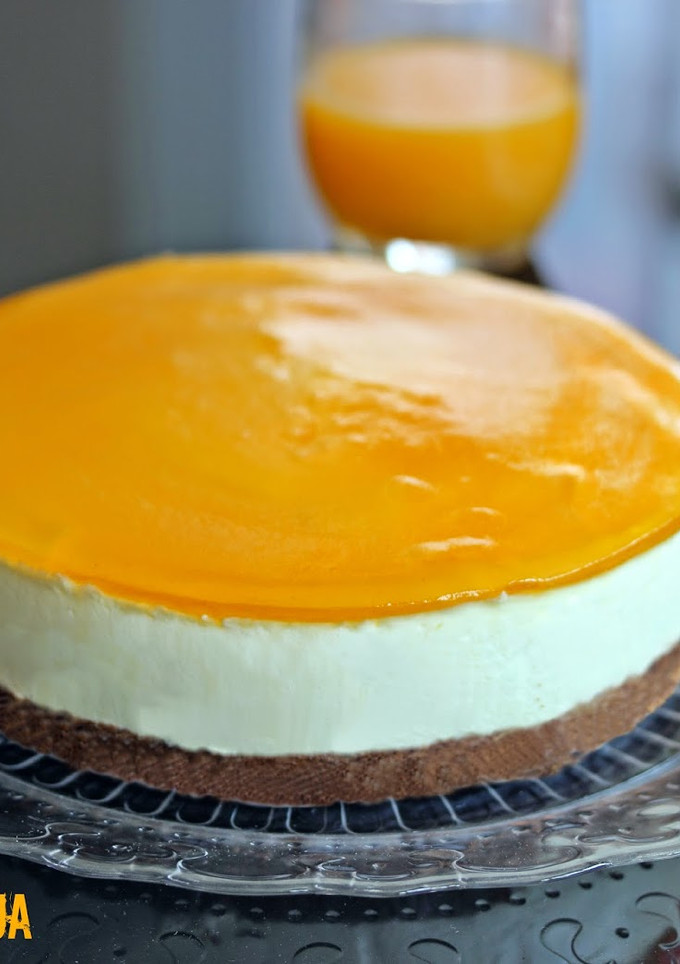 Una foto de Tarta mousse de naranja