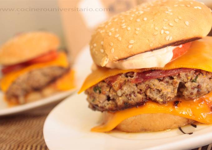 Hamburguesa Especial Receta de cocinerouniversitario- Cookpad