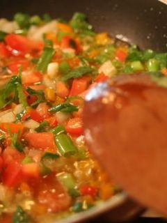 Una foto de Sofrito de verduras