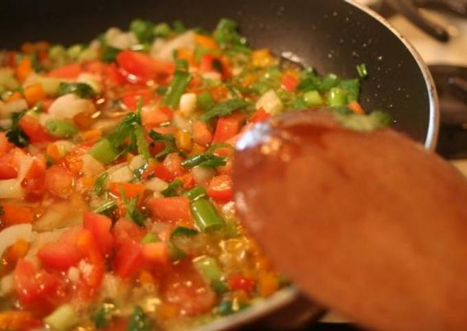 Sofrito de verduras