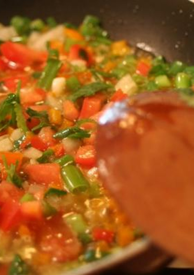 Una foto de Sofrito de verduras
