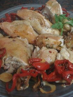 Una foto de Pollo al chimichurri