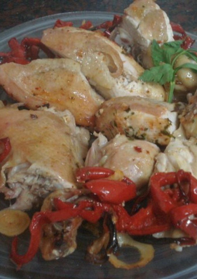 Una foto de Pollo al chimichurri