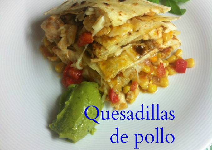 Quesadillas de pollo y maíz (Sincronizadas) Receta de Las recetas de  Martuka- Cookpad