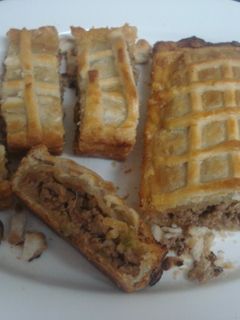 Una foto de Budín hojaldrado de cerdo