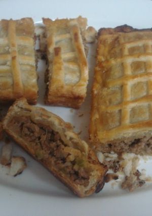 Una foto de Budín hojaldrado de cerdo