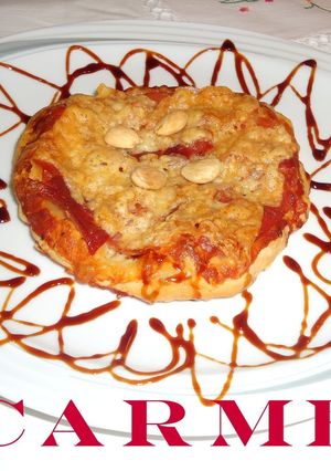 Una foto de Hojaldre de queso y jamón serrano
