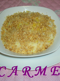 Una foto de Pudin de arroz con limón y nueces