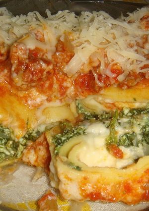 Una foto de Canelones de verdura al estilo de mi abuela