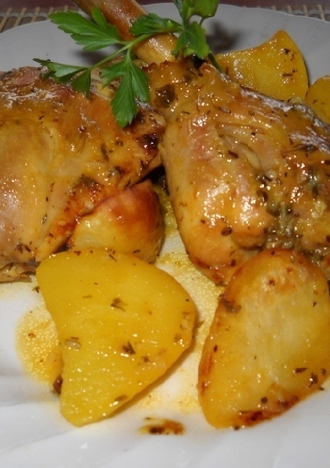 Una foto de Pollo asado al estilo de mi madre