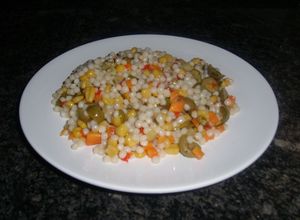 Una foto de Ensalada de couscous