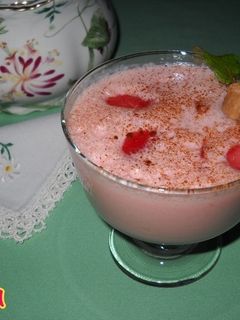 Una foto de Batido helado de fruta