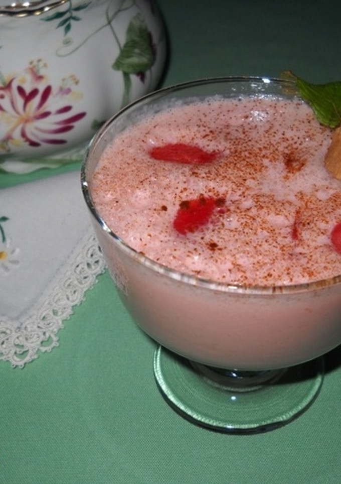 Una foto de Batido helado de fruta