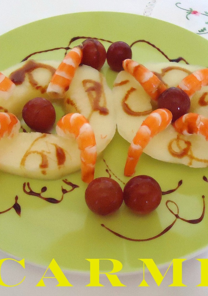 Una foto de Ensalada de melón con langostinos