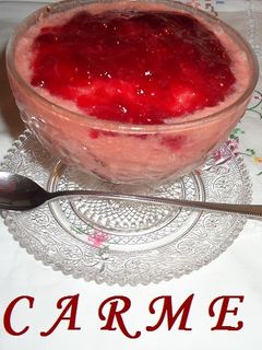 Una foto de Mousse de sandia