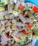 Ensalada de pasta con piña