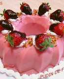 Pudín de fresas