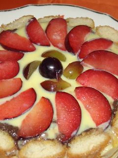 Una foto de Tarta rápida de frutas