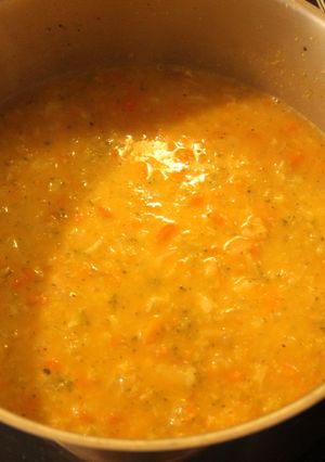 Foto principal de Sopa de verduras trituradas y queso