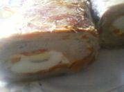 Una foto de arrollado de carne al horno