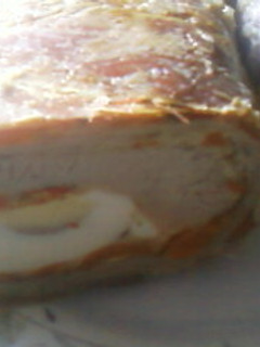 Una foto de Matambre arrollado al horno