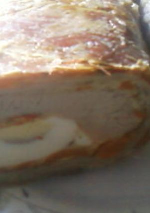 Una foto de Matambre arrollado al horno