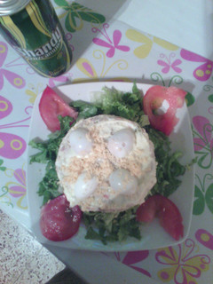 Una foto de Ensaladilla rusa con mahonesa de leche