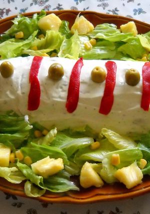 Una foto de Rollo de patata con atún en escabeche
