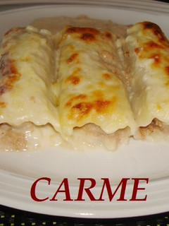 Una foto de Canelones trufados