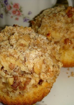 Una foto de Cupcake de manzana con crumble