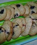 Cookies de arándanos al té de frutos rojos