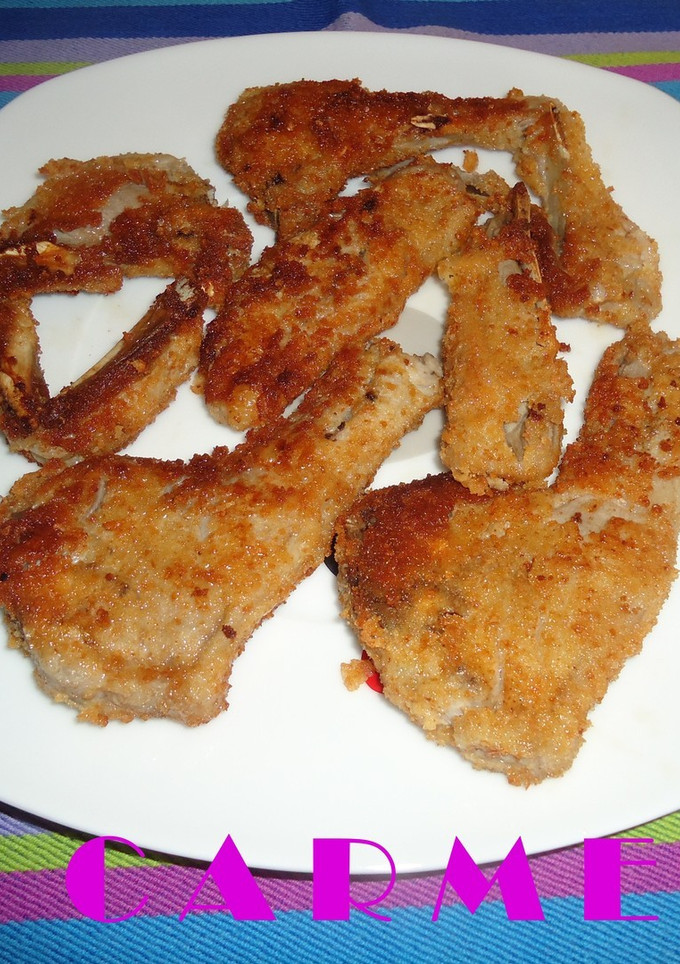 Una foto de Costillas de cordero rebozadas