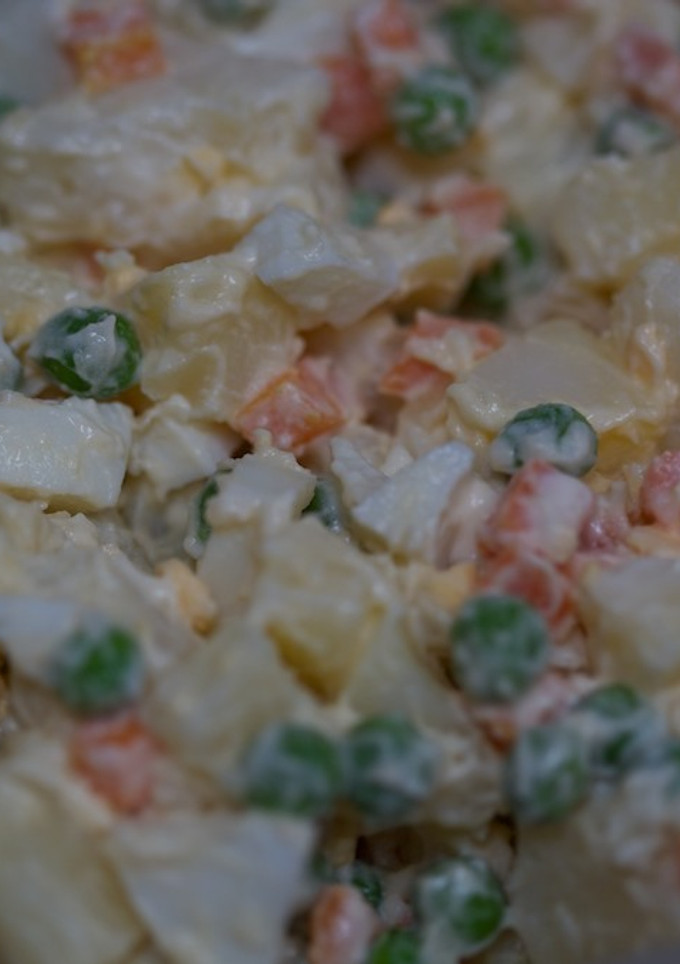 Una foto de Ensalada rusa argentina