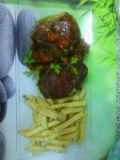 Una foto de Galta de cerdo al horno