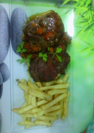 Una foto de Galta de cerdo al horno